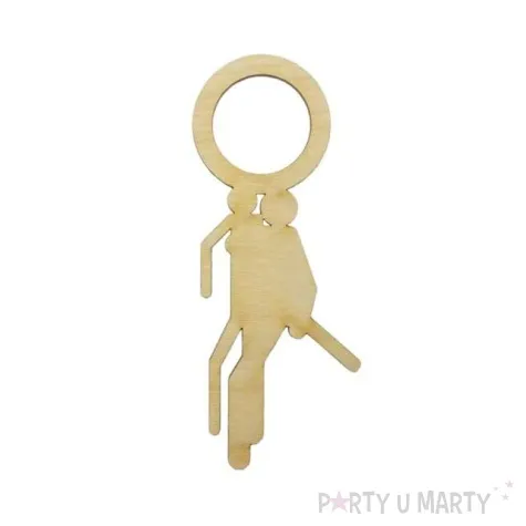 wywieszka drewniana dh014 62 x 150 mm