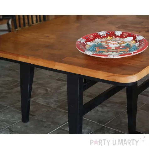 xx 6 santa plates 23 cm