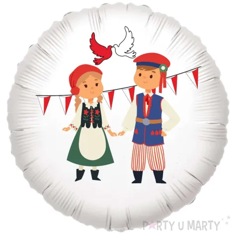 xx balon bialy 11 listopad na ludowo