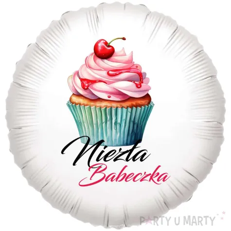 xx balon bialy niezla babeczka