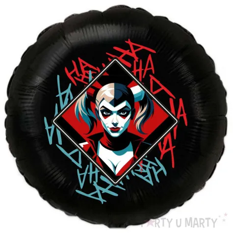 xx balon czarny szalony joker harley