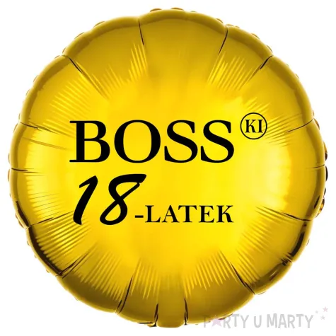 xx balon fol bosski 18 latek zloty