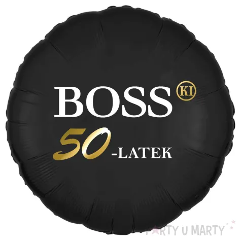 xx balon fol bosski 50 latek czarny
