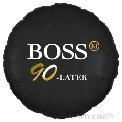 xx balon fol bosski 90 latek czarny