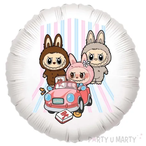 xx balon fol labubu z autkiem