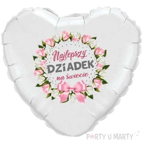 xx balon fol serce najlepszy dziadek