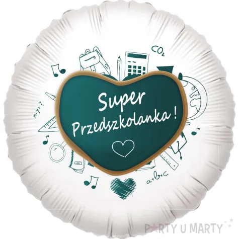 xx balon fol super przedszkolanka tablica