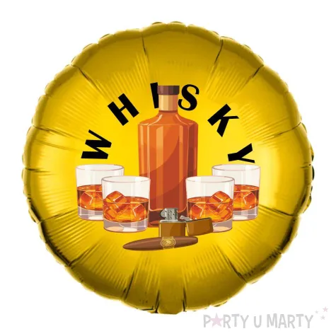 xx balon fol zlota karafka whisky