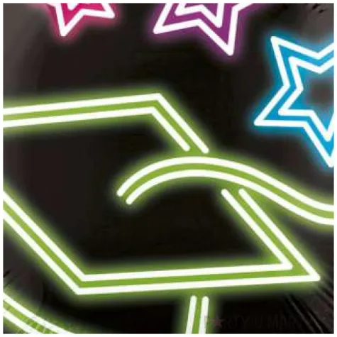 xx balon foliowy 18 cali neon grad zapakowany