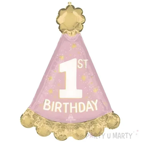 xx balon foliowy 18 shp little miss wonderful 1st bday