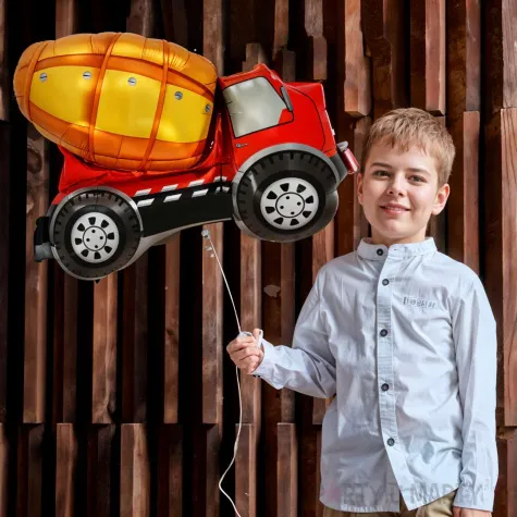 xx balon foliowy betoniarka 47x67 cm