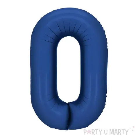 xx balon foliowy cyfra 0 86cm granat