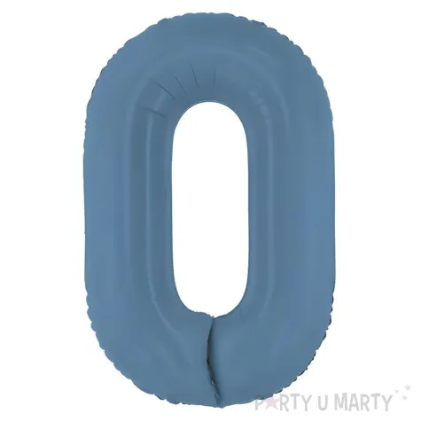 xx balon foliowy cyfra 0 86cm granat