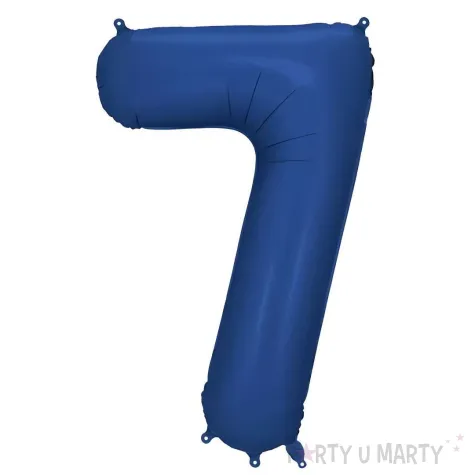 xx balon foliowy cyfra 7 86cm granat