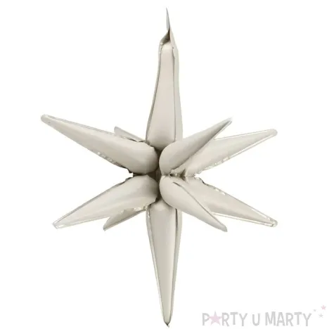 xx balon foliowy gwiazda 3d 105cm bez