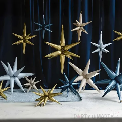 xx balon foliowy gwiazda 3d 50cm bez