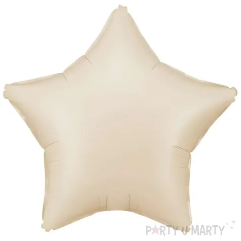 xx balon foliowy gwiazdka 48cm jasny bez