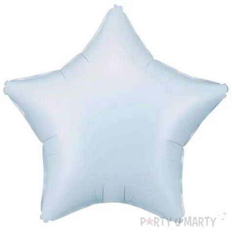 xx balon foliowy gwiazdka 48cm mglisty niebieski