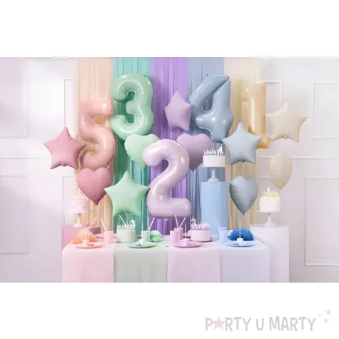 xx balon foliowy gwiazdka 48cm mglisty niebieski