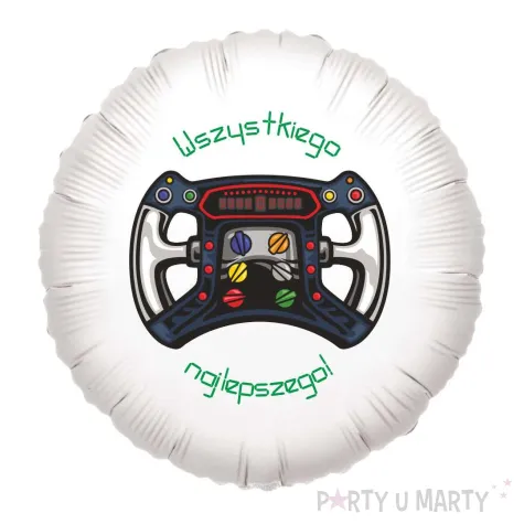 xx balon foliowy kierownica bolida