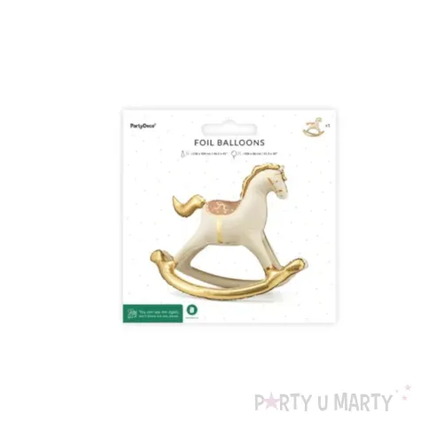 xx balon foliowy kon na biegunach 118x104 cm mix