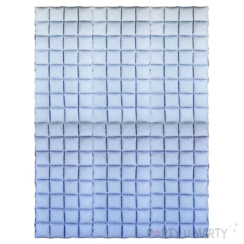 xx balon foliowy kurtyna niebieskie ombre 72x143 cm