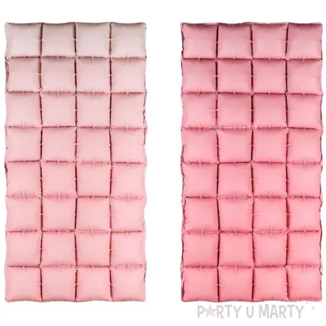 xx balon foliowy kurtyna rozowe ombre 72x143 cm