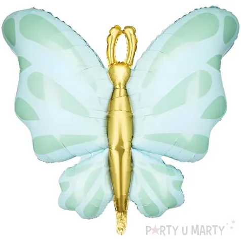 xx balon foliowy motyl 69x69 cm mieta