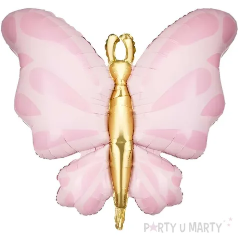 xx balon foliowy motyl 69x69 cm roz