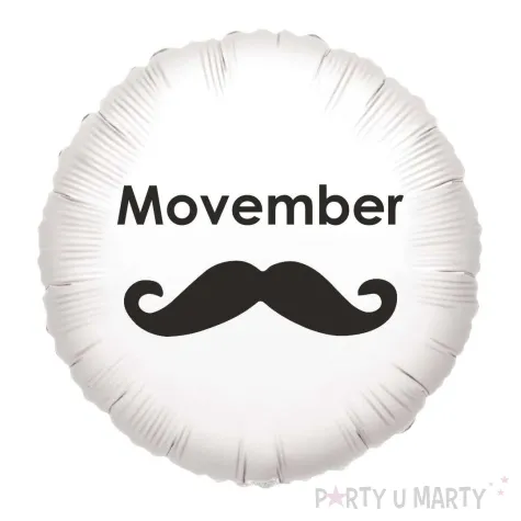 xx balon foliowy movember