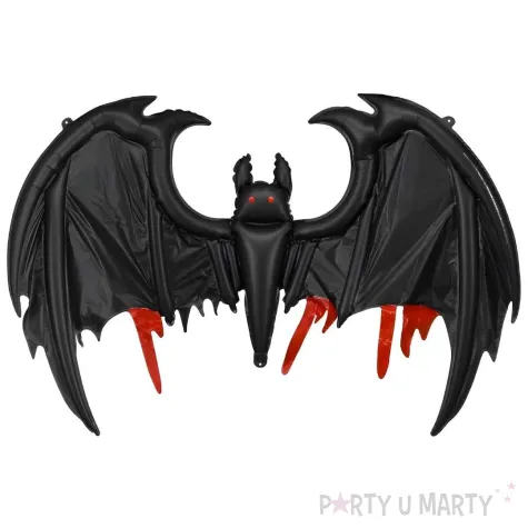 xx balon foliowy nietoperz 120x81 cm czarny