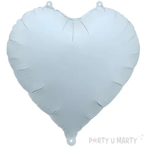 xx balon foliowy serce 45cm mglisty niebieski