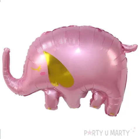 xx balon foliowy slon rozowy 40x58 cm