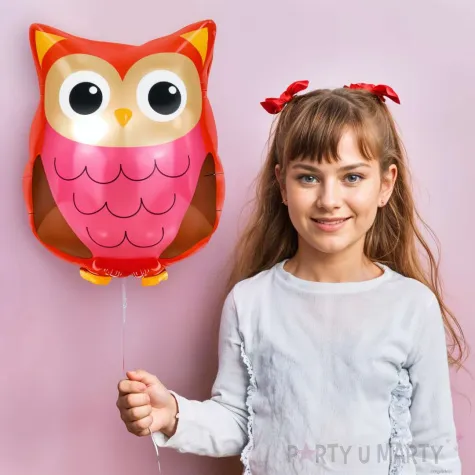 xx balon foliowy sowa 40x35 cm