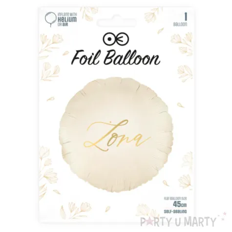 xx balon foliowy zona 18 cali