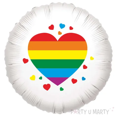 xx balon serce teczowe lgbt