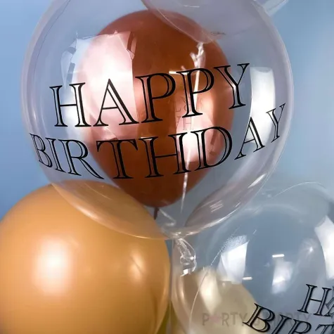 xx balon takara bubble balloon happy birthday drukowane 330 mm 10 szt