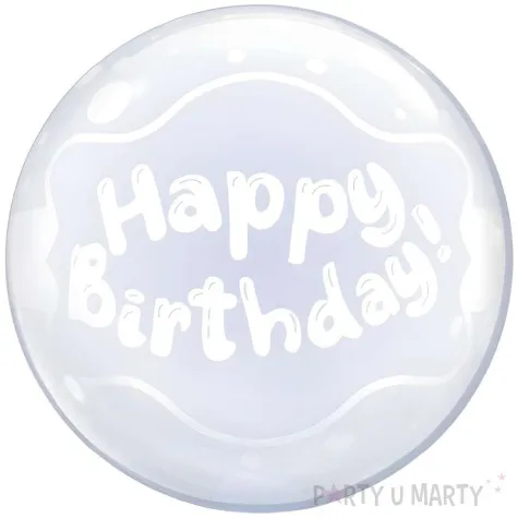 xx balon takara bubble balloon happy birthday kropeczki 400 mm 10 szt