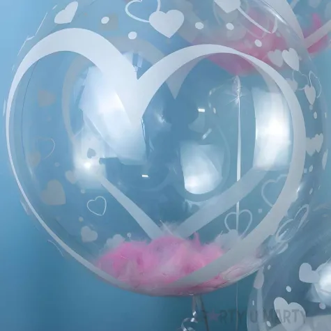xx balon takara bubble balloon serca i serduszka 400 mm 10 szt