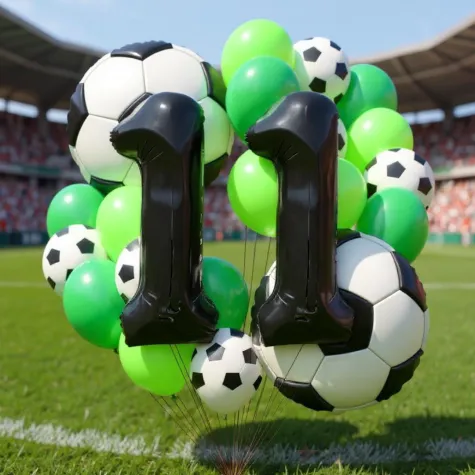 xx balony 11 urodziny pilka nozna