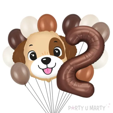 xx balony 2 urodziny piesek