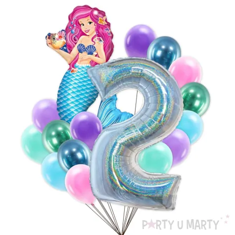 xx balony 2 urodziny syrenka