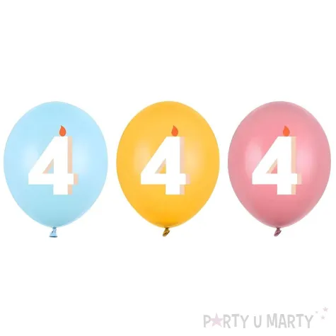 xx balony 30 cm 4 mix 1 op 50 szt
