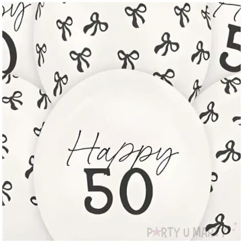 xx balony 30 cm 50 pastel off white 1 op 6 szt