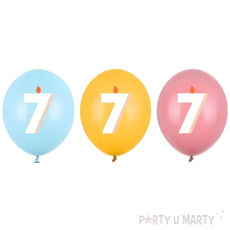 xx balony 30 cm 7 mix 1 op 50 szt