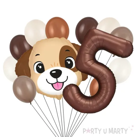 xx balony 5 urodziny piesek