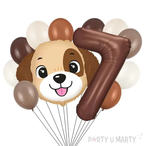 xx balony 7 urodziny piesek