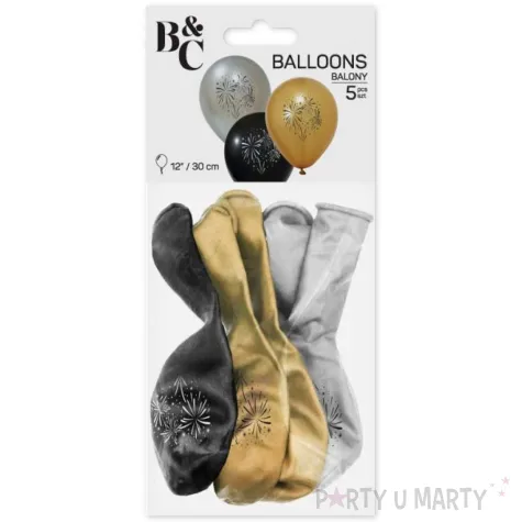 xx balony beauty charm fajerwerki 12 5 szt