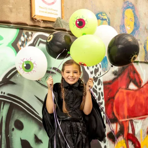 xx balony halloween oczy 12cali 6 szt zestaw