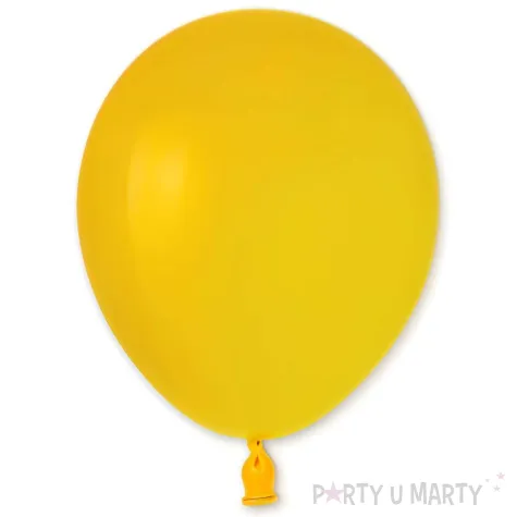 xx balony pastelowe ciemnozolte a50 13 cm 20 szt